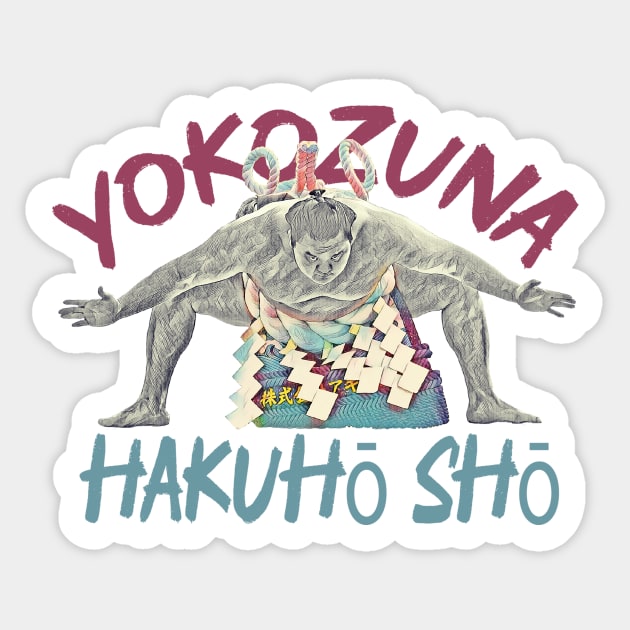 Yokozuna Hakuho Sho Sticker by FightIsRight